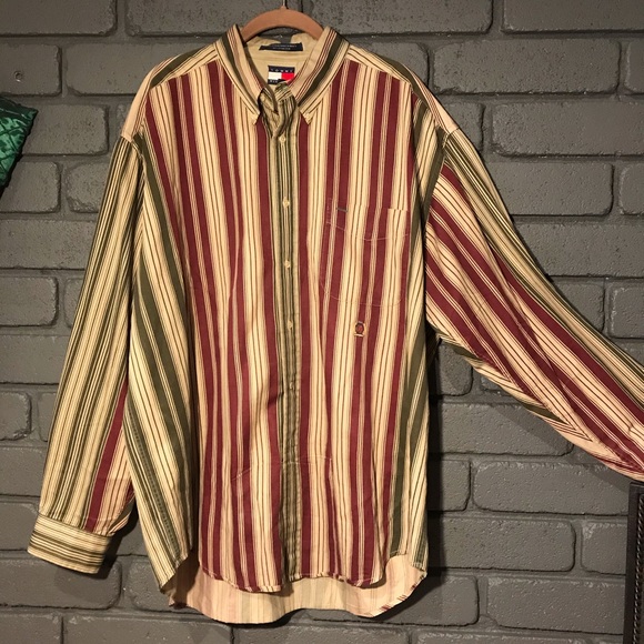 Tommy Hilfiger Other - Tommy Hilfiger 90s VINTAGE button down XL